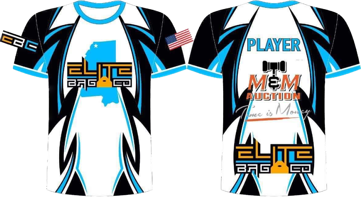 WHITE/BLACK/BLUE JERSEY
