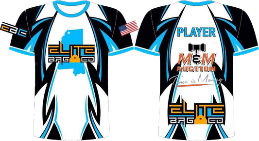 WHITE/BLACK/BLUE JERSEY