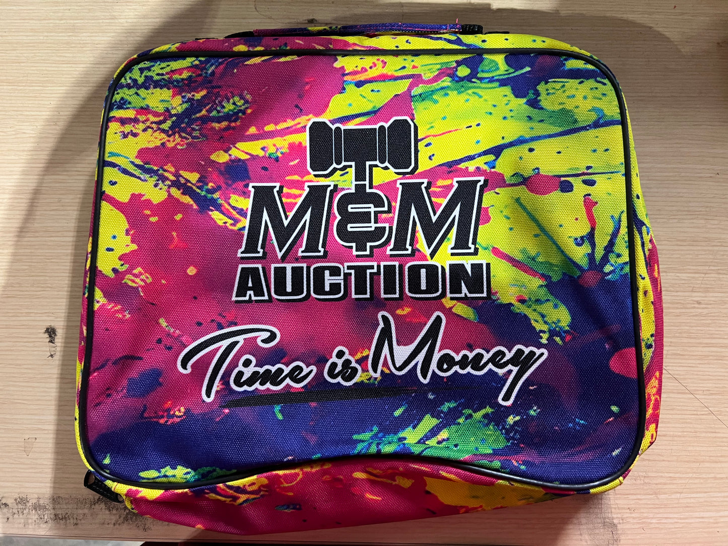 Small M&M Auction Cornhole Bag Pouch
